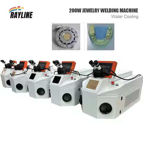 200W 160J Jewelry Welding Machine for Gold Silver Ring Bangle Dental Prostheses YAG Laser Spot Welder Laser Soldering Welder