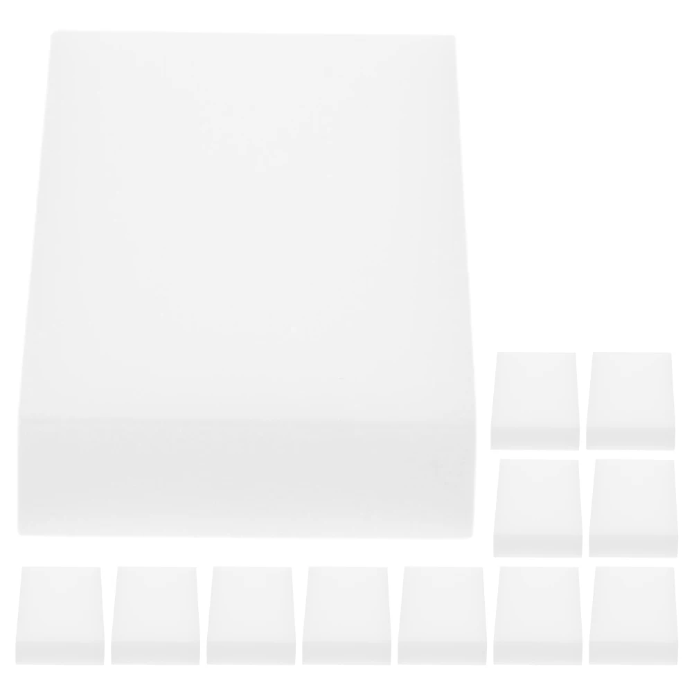 

12 Pcs Upholstered Embroidery Pad Needle Felting Sponge Materials Diy Cleaning Pads High Density for Crafts