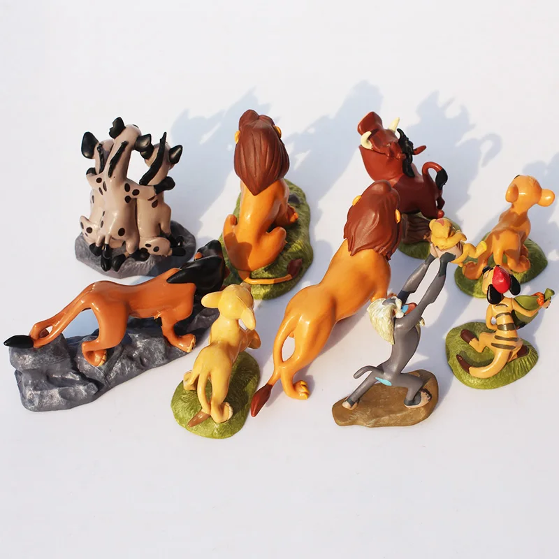 9pcs/Set Cartoon The Lion King Simba Nala Timon Mufasa Scar Model Figurine PVC Action Figures Classic Toys Xmas Gifts - view 4