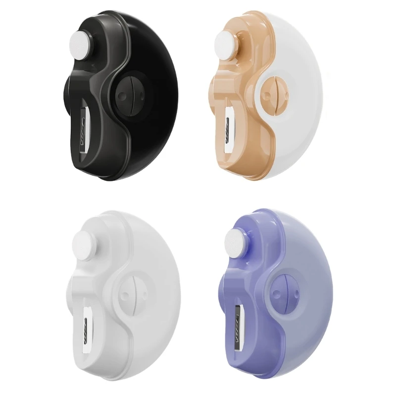 

40JD 2 in 1 Automatic Cutter Electric Clippers File Trimmer Fingernail Cutter Rechargeable Clippers