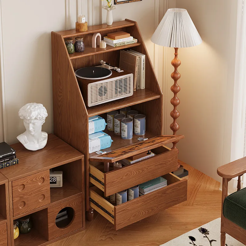 Боковые шкафы из цельного дерева, настенные шкафы для хранения из ароматной хмарной пряжи в гостиной, шкафы для хранения в спальне, современные