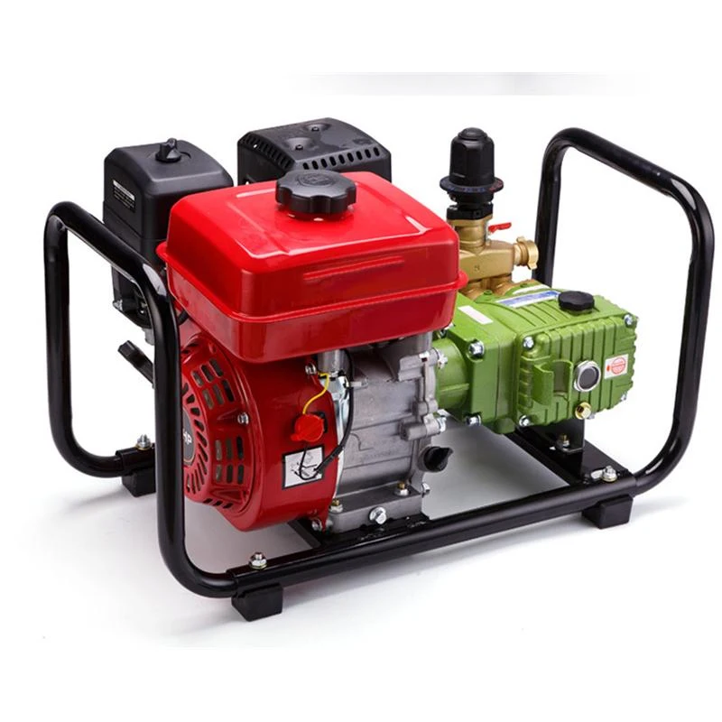 GM-002 In-line Butter Free Gasoline High Pressure Sprayer Agricultural Triple Cylinder Plunger Pump Sprayer Four-stroke