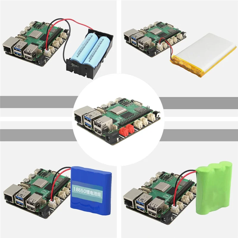 AY14 -X1203 Upspower Management Board For Raspberry Pi 5 UPS Power Management Extended Plate Uninterrupted Power Supply Module