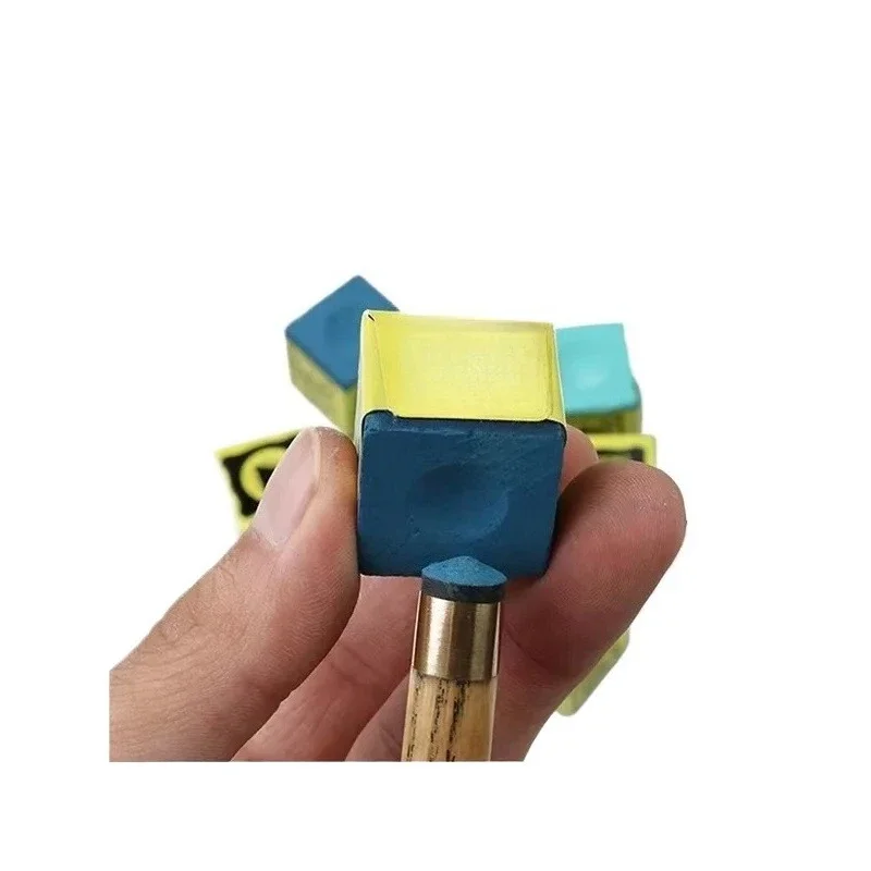 Billiard Cue Chalk Pool Stick Tip Powder for Snooker Billiards Table Accessories Playing Game Room Use Billiard Accessories