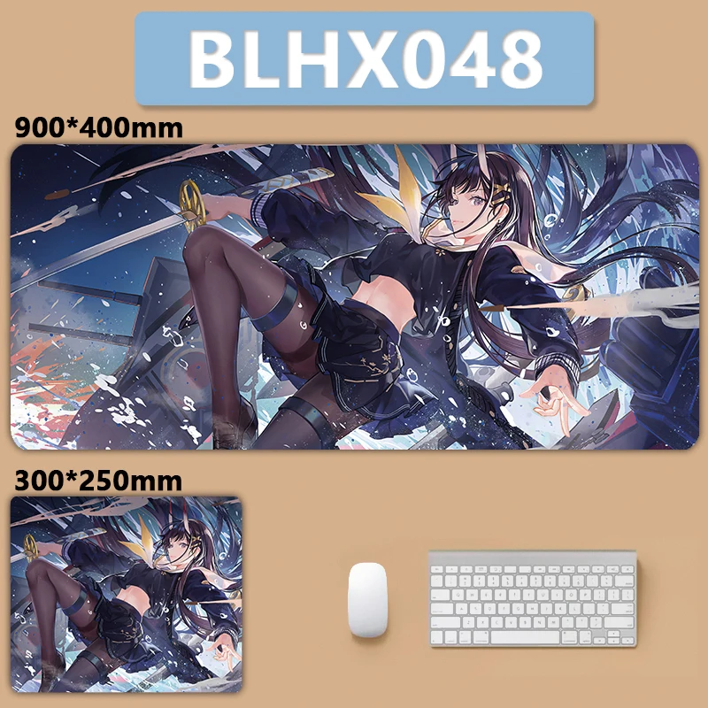 Azur Lane Noshiro XXL Large Mouse Pad Computer Laptop Non-slip Office Keyboard Mats Desk Mat Mousepad