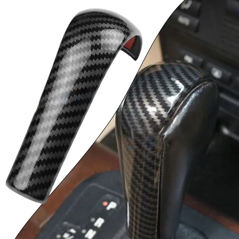 Carbon Fiber Shift Lever Knob Cover Decoration  Suitable For BMW E60 E61 X3 E83 E53