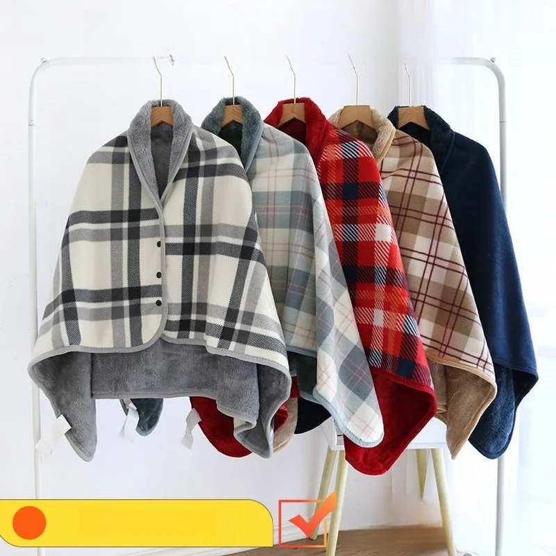 Officeblanketforlunchbreakwarmingshawlchildren'sblanketmulti-functionalmoisture-absorbinandheat-generating made of Arctic fleece