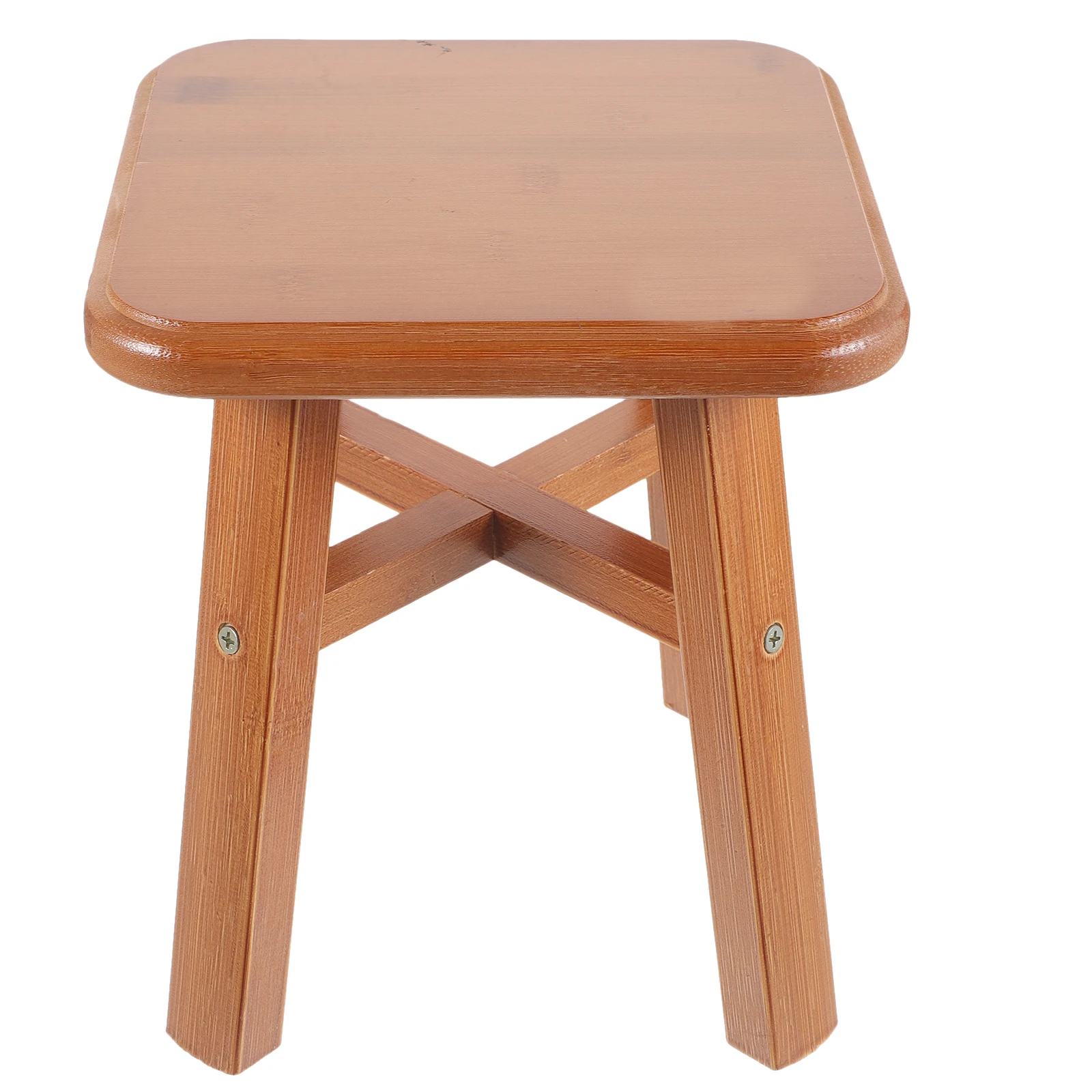 

Wooden Stool 24cm High Small Stools for Decor Indoor Outdoor Bedroom Stable Reusable Smooth Edges Easy to