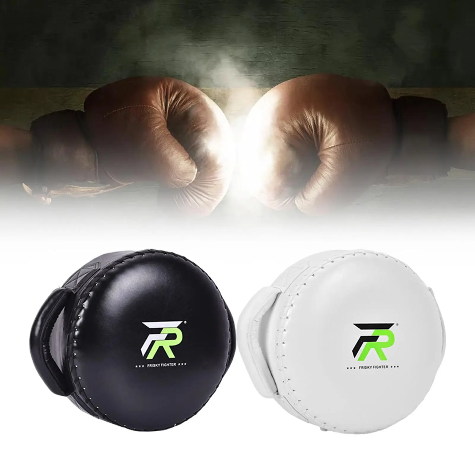 PU Boxing Pads Kickboxing Exercise Practicing Training Mma Strike Round Pad