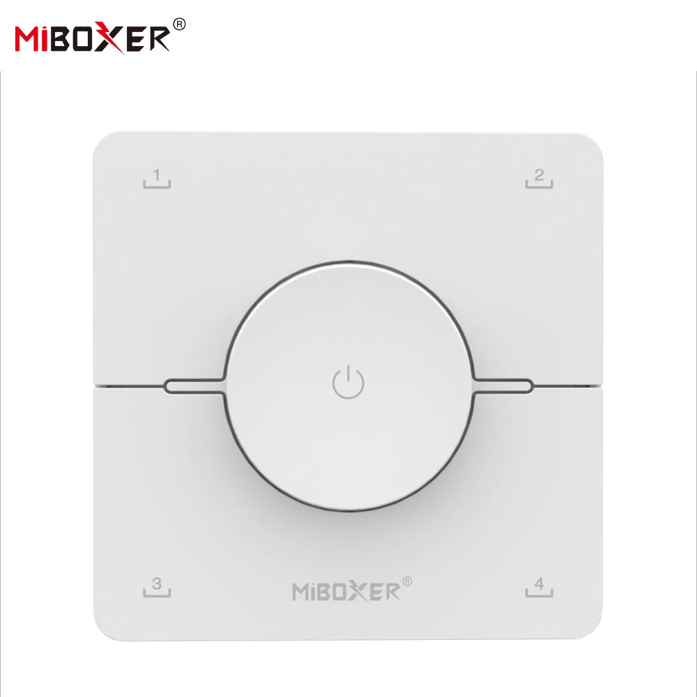 Miboxer K0  2.4G 86 Rotating Wheel CCT Scene Remote Adjust Color Temperature Brightness Dimmer Dual white Controller LED Switch