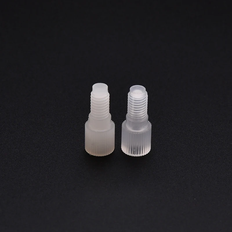 

PP PTFE Plastic Joint Plug Thread 1 / 4-28UNF, M6 Prevents Fluid Flow