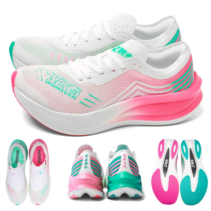 

Ультралегкие кроссовки IRUNSVAN, высококачественная спортивная обувь, обувь для тренировок с устойчивой поддержкой и амортизацией, унисекс, 025-026