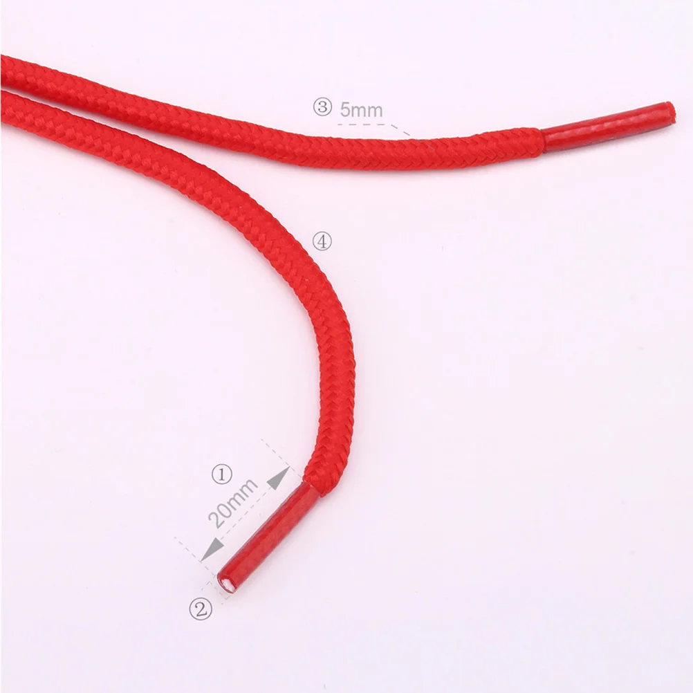 

20Pcs Durable Braided Round Shoelaces Solid Color Shoe Lace for Sneakers Casual Athletic Shoes Colorful Round Shoelace
