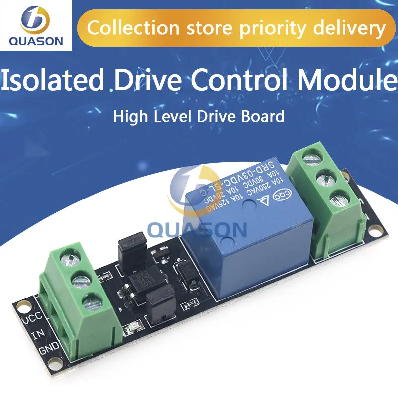 Single 3V relay isolated drive control module High level drive board