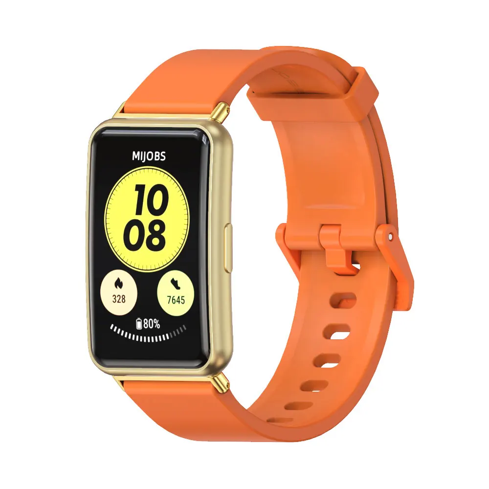 Pulsera de silicona para reloj Huawei, accesorios de repuesto para reloj inteligente, compatible con 2021