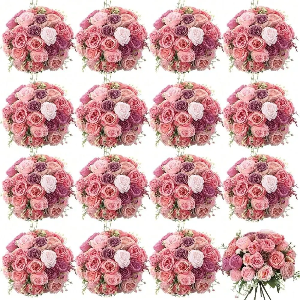 

Bundles Artificial Peonies Flowers Fake Silk Peony Bouquet Faux Peonies Flowers Bulk For Decoration Vase Floral Arrangements We