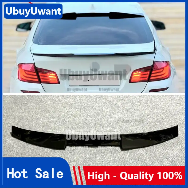 

For BMW F10 5 Series Spoiler 528i 535i 550i 2011-2017 ABS Plastic Primer Color Rear Window Roof Spoiler Car Accessories