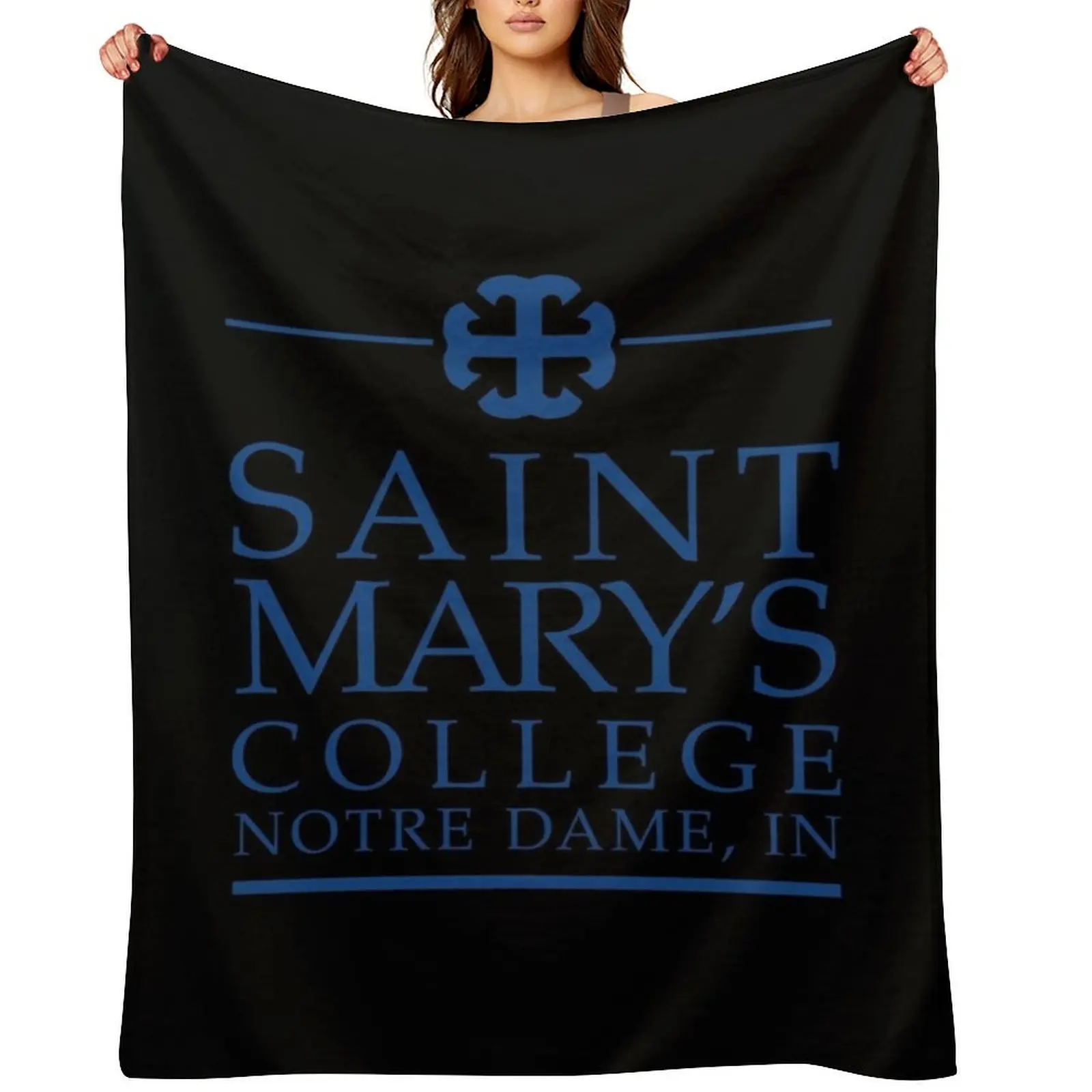 

Saint Mary's College-belles Throw Blanket Soft Beds Soft Plush Plaid Moving Sofa Throw Blankets