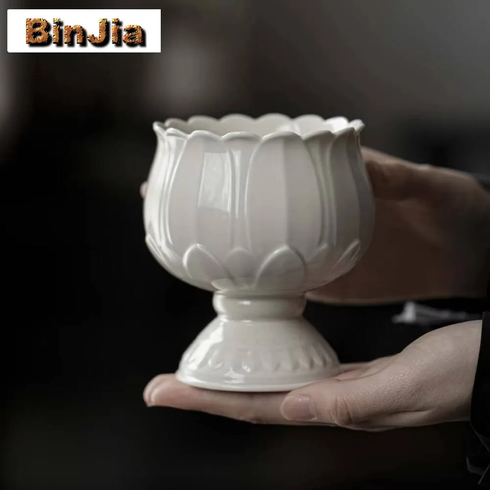 330 مللي خشب العشب رمادي مزجج جيانشوي اليدوية السيراميك البخور الموقد الشاي حوض غسيل الكتابة-فرشاة غسالة تشاكسي جمع #1