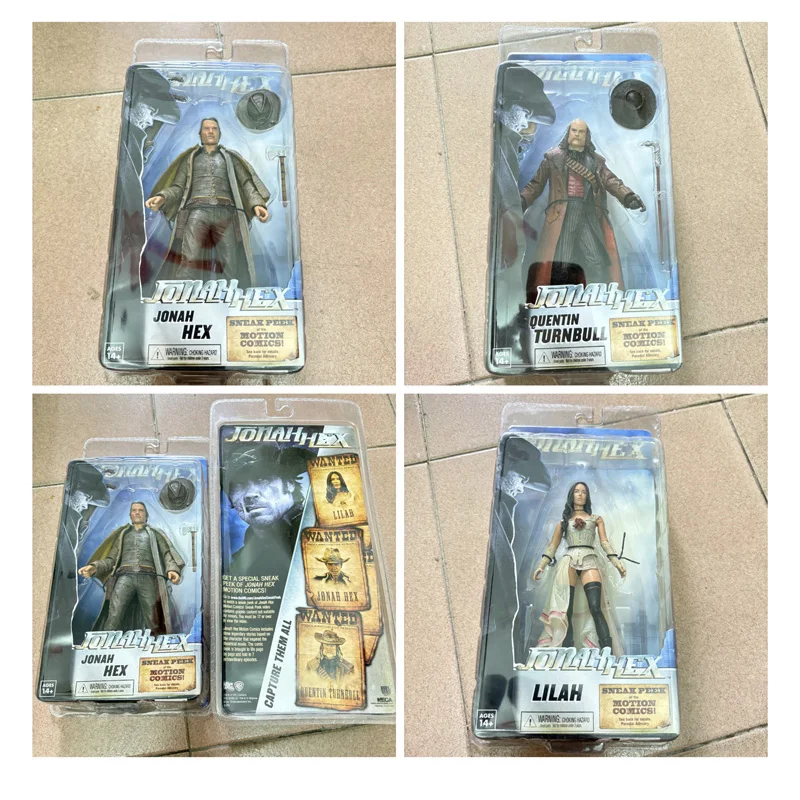 NECA héroes occidentales Megan Fox Leila Josh Brolin Jonah Hex Quentin Turnbull figura de acción coleccionable fuera de impresión modelo juguete para regalo