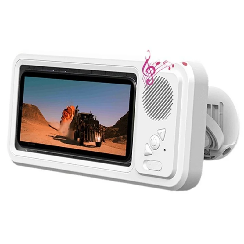 

Держатель для телефона для душа с Bluetooth-динамиком IPX4, водонепроницаемый противотуманный сенсорный экран, настенный держатель для телефона для душа, ванной комнаты