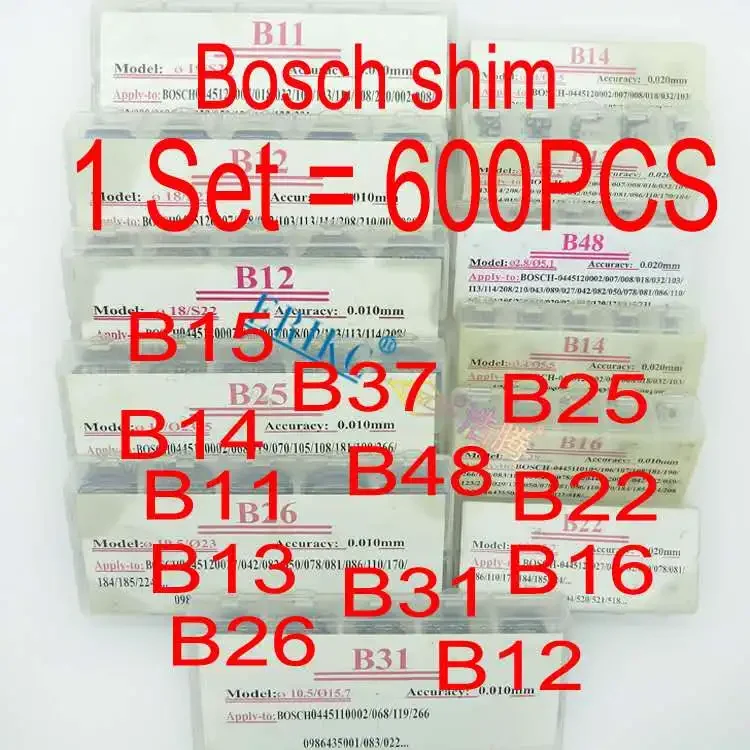 B11 B12 B13 B14 B16 Common Rail Injector Adjust Shims B22 B25 B26 B31 B37 B48 B21 B23 B24 B27 Adjusting Washers Shims Gasket