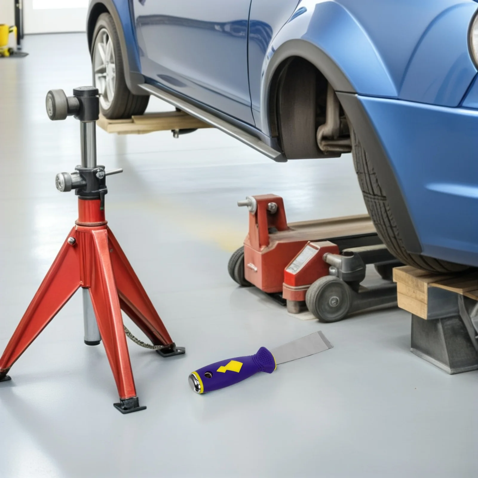 

2Pcs Car Tire Cleaning Scraper High Hardness Metal Wheel Weights Balancing Tool Wheel Weight Remover Cleaning Tool for Car