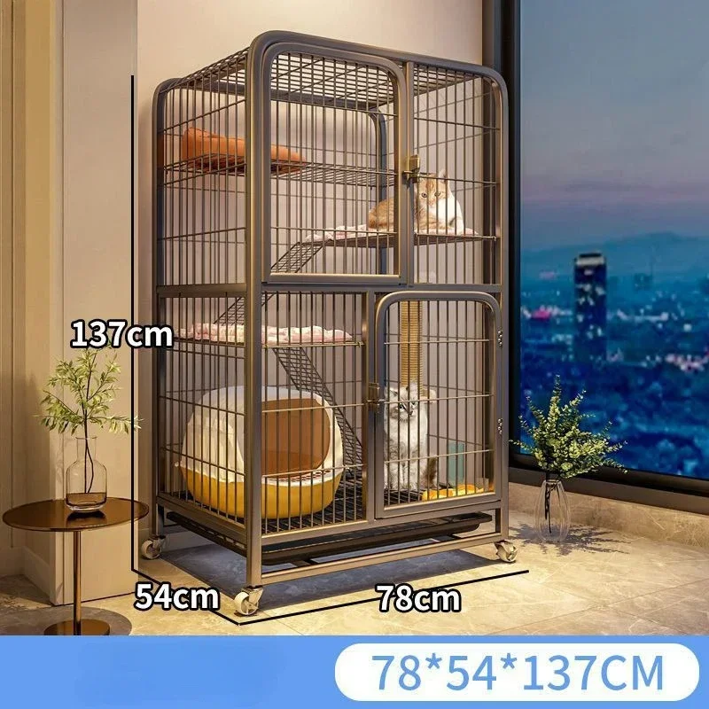 Cat Carrier Home Indoor Extra Large Free Space Cat Villa Multi-storey Luxury Cat Nest Multifunctional Pet Cage pet supplies