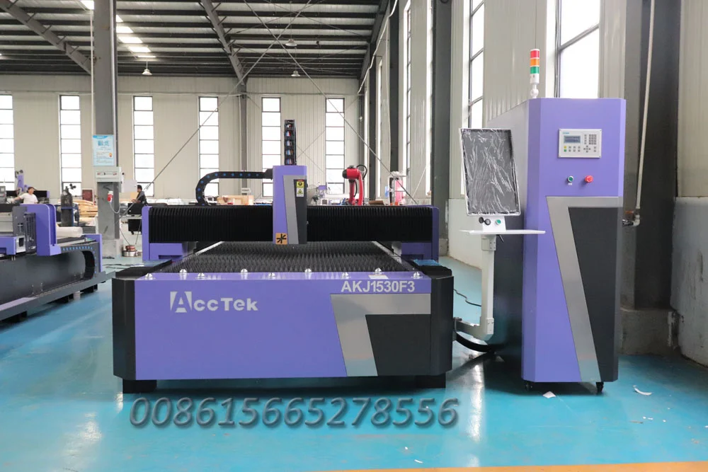 Heavy 3015 Fiber Laser Cutting Machines CNC Lazer Cutter Carbon Metal Fiber Laser Cutting Machines for Stainless Steel Sheet