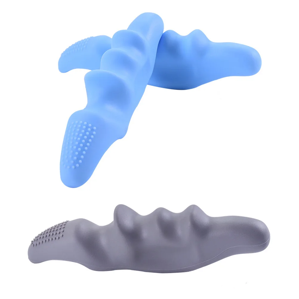 Massageador ergonômico de polegar, silicone macio, dispositivo de acupressão não invasivo para relaxamento e liberação de tensão, dor amigável para viagens