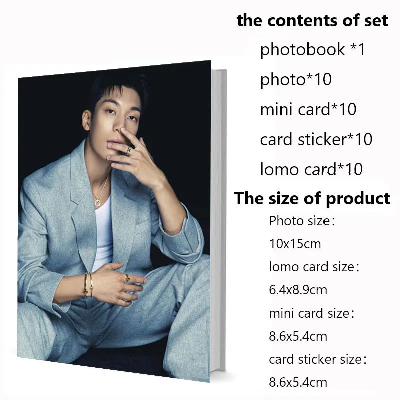 

Series2 Ha-joon Wi Ha Jun Wi Ha-Jun Photobook Set With Photo Lomo Card Mini Card Sticker Calendar Picturebook Photo Album