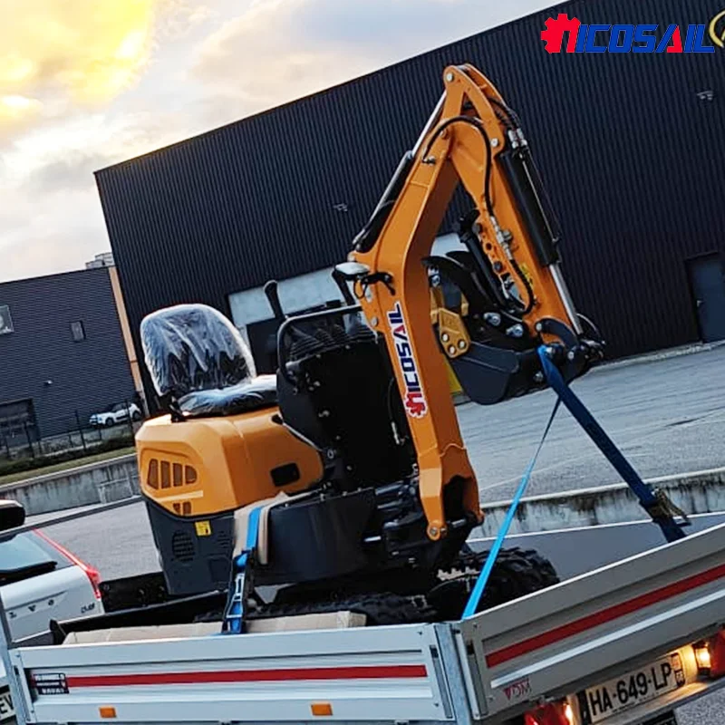 

High Performance 1 Ton Mini Excavator OKW12 Home Farm Work Changchai 1.2 Ton Engine for Orchards Small Digger