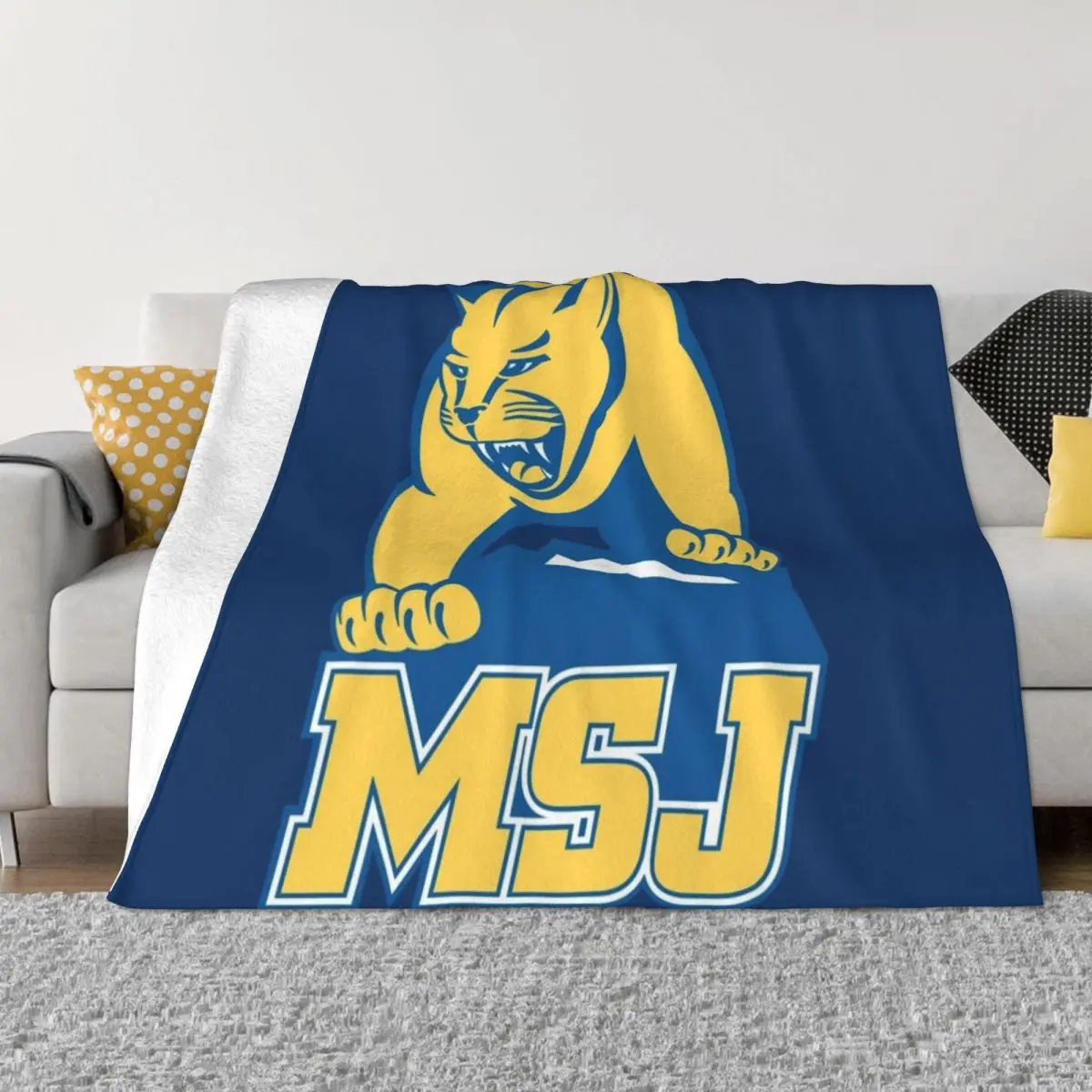 

The Mount St. Joseph Lions Throw Blanket cosplay anime Furry Blankets Luxury Throw Blanket