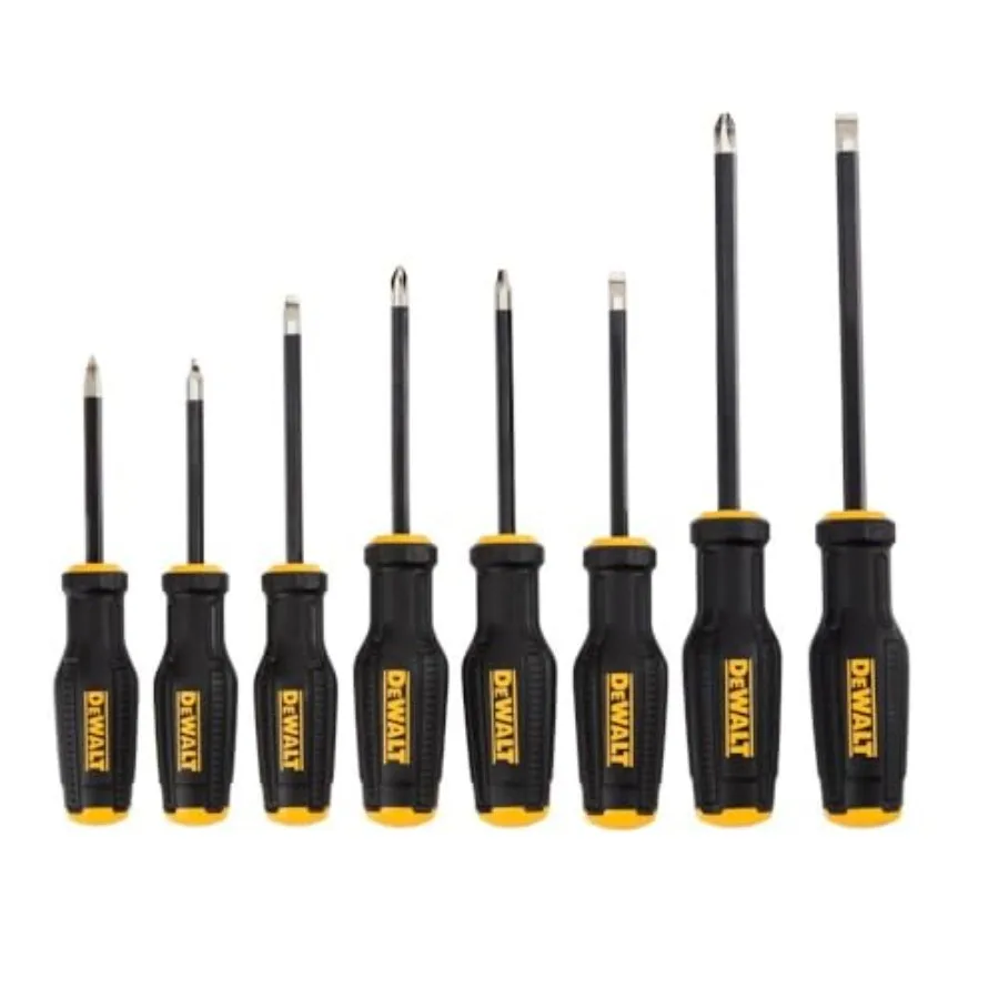 

Toughseries Screwdriver Set 8Pc for Precision Electronics Repair and Automotive Maintenance with Ergonomic Handle and Durable M