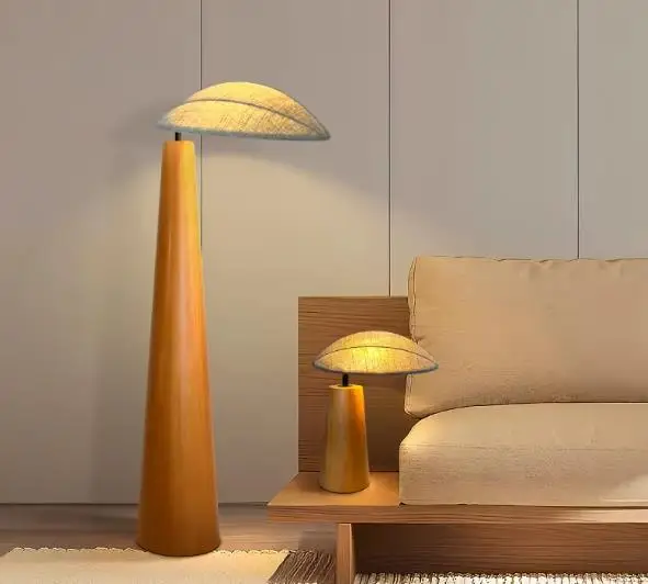 

Wabi-sabi Lamp Creative Retro Japanese Living Room Bedroom Chinese Wood Style Homestay Teahouse Atmosphere Lamp