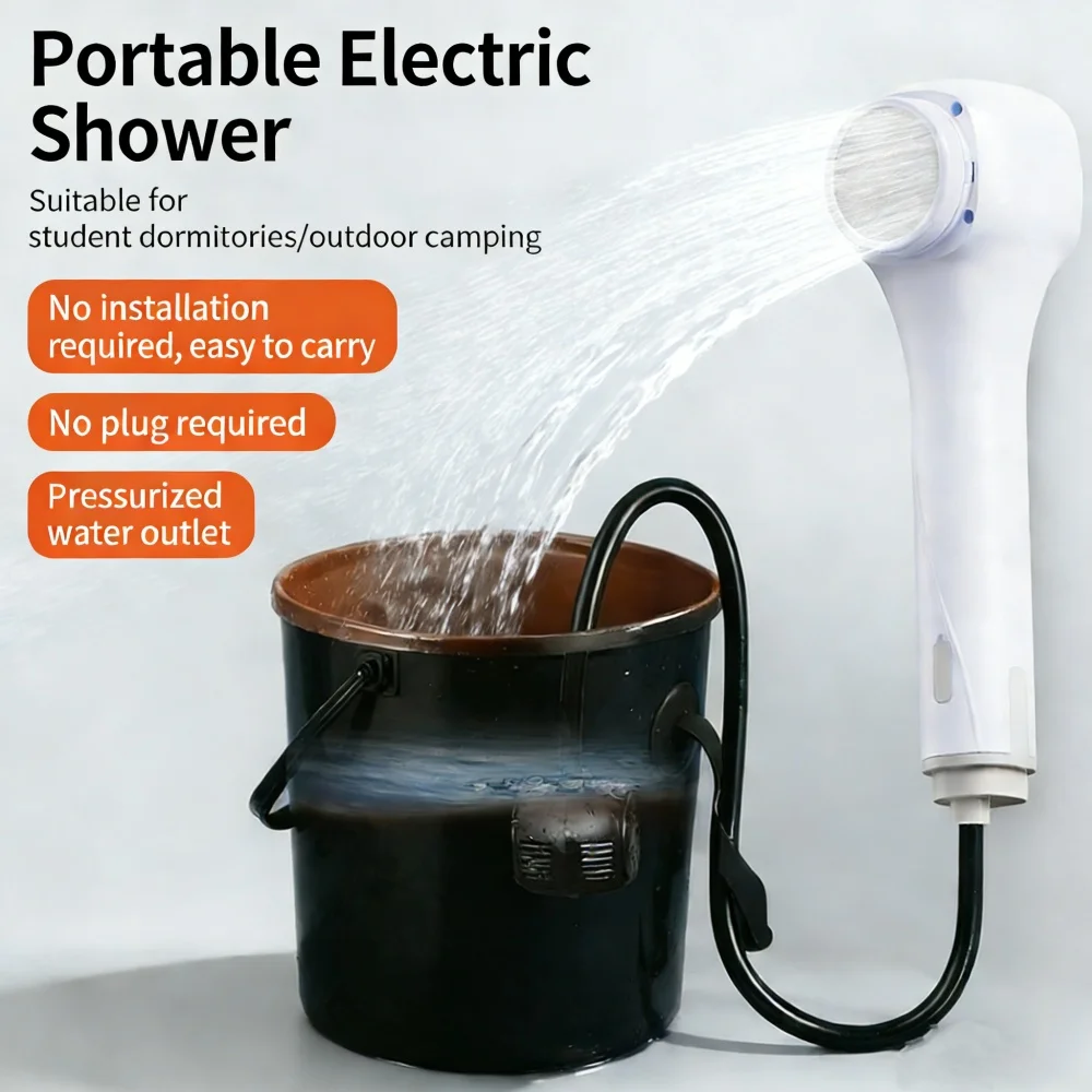 

Портативный перезаряжаемый душ для дома и улицы: для студентов, домашних животных и домашнего использования