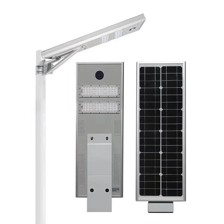 

High performance waterproof solar street lamp with monocrystalline silicon battery 80w separated outdoor IP65 solar garden light