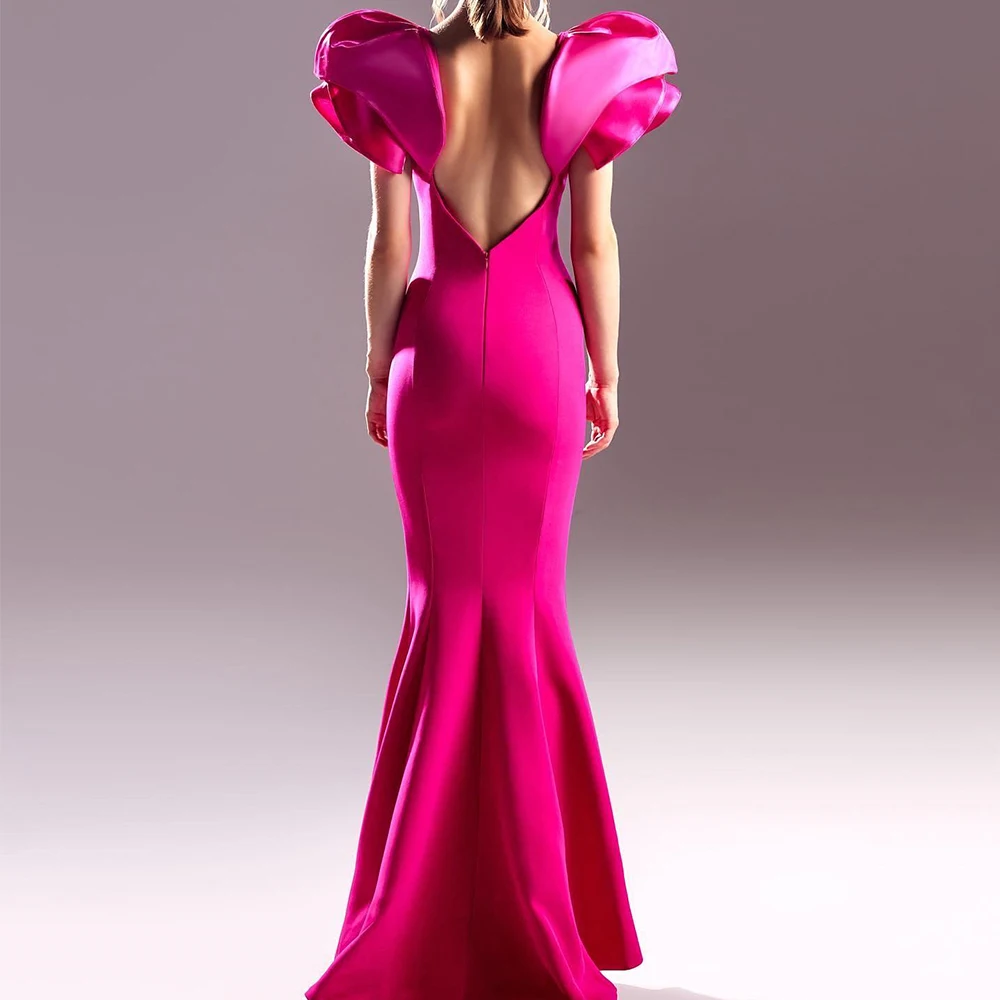 تخصيص الحديثة الجانب الشق الطيات الكشكشة الخامس الرقبة الخامس الرقبة مساء اللباس مزاجه حورية البحر بلون عارية الذراعين حزب ثوب