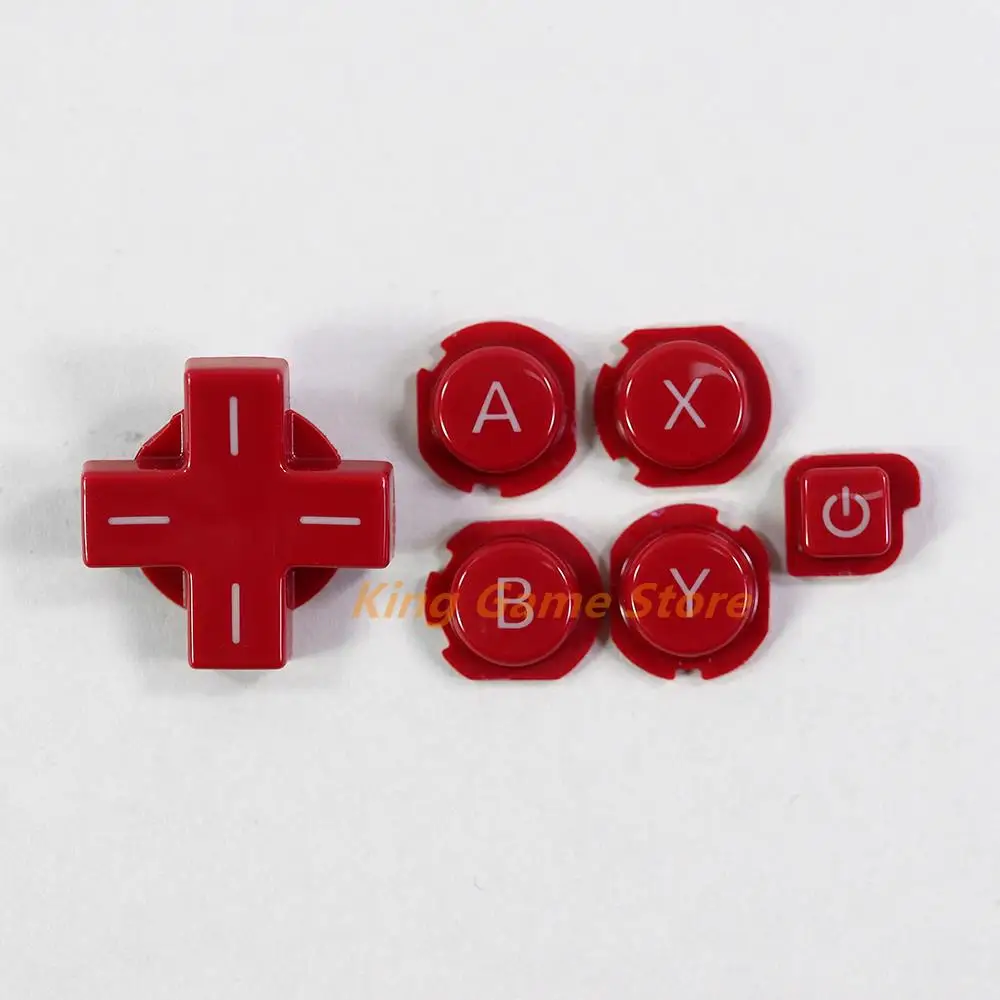 50sets For 3DS Game Console ABXY D-Pad Button Set A B X Y D-Pad Direction Cross Buttons Power ON OFF Button for 3DS