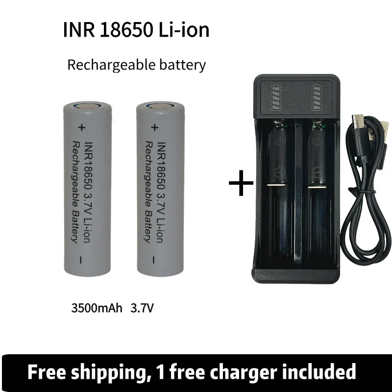 Free Shipping NRC18650BD charger 3.7v Rechargeable Battery 3500mAh 25A 18650Battery Lithium Ion Power Battery for electric tool