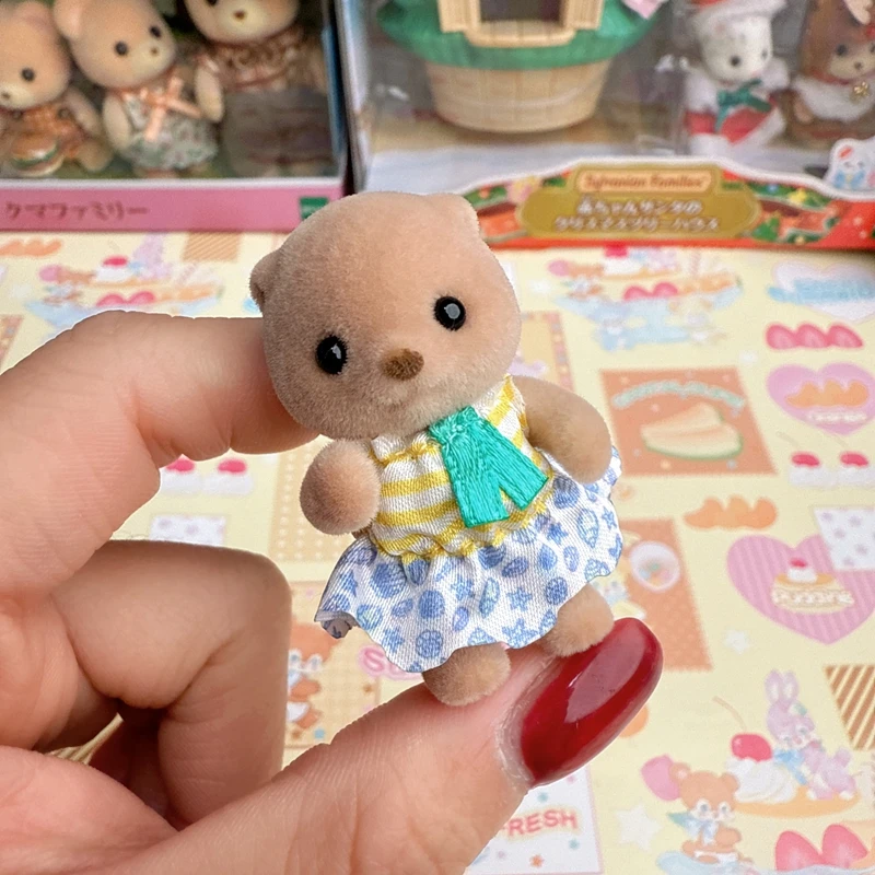 シルバニアファミリーアニメ子供のキッチン女の子のおもちゃフィギュアおもちゃ女の子かわいいキャリコクリッターズ Ternurines 小さな赤ちゃんフィギュア 2