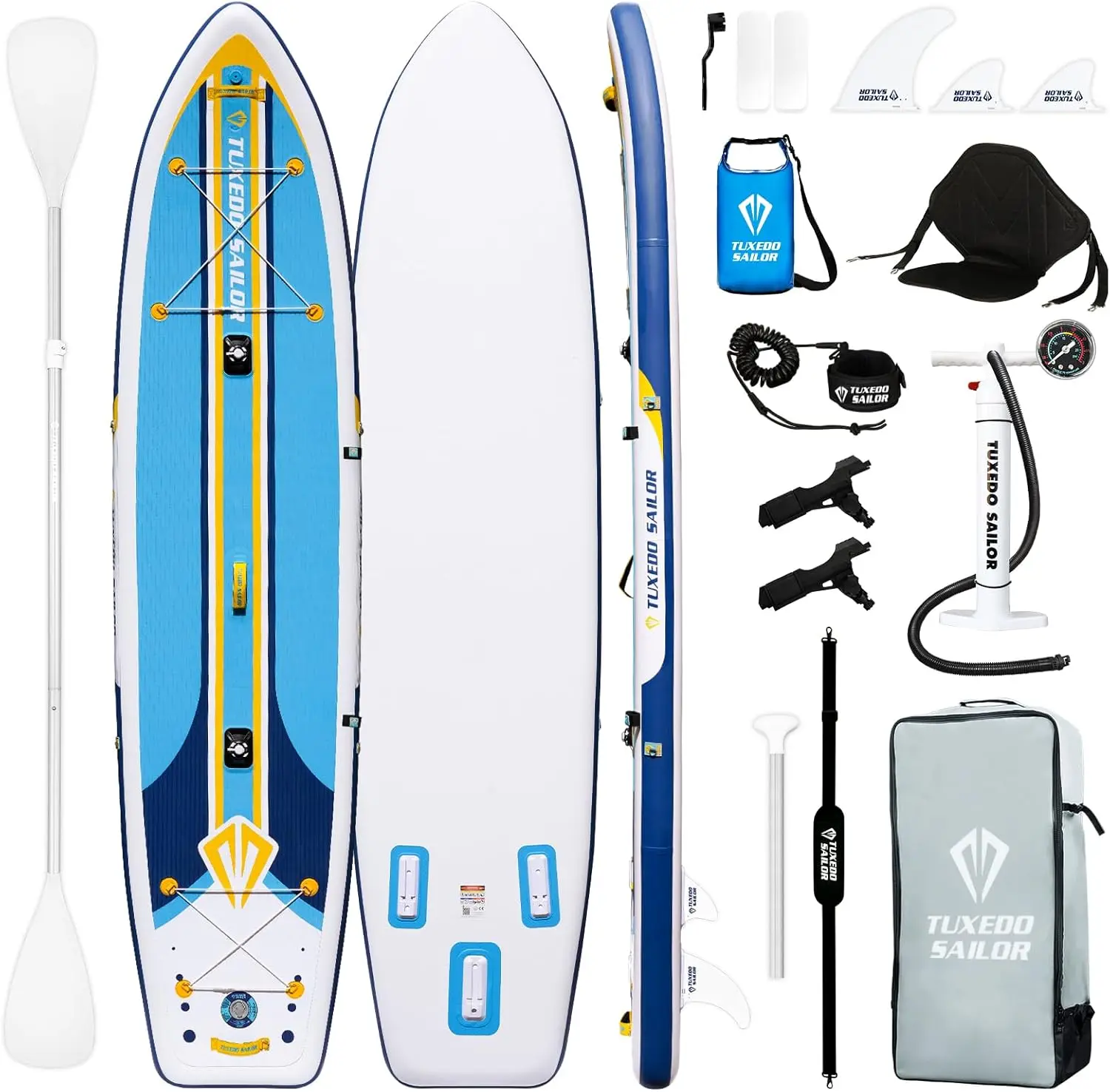 Large Size Inflatable Fishing Kayak Paddle Board, Stand Up Paddle Board, Accessories Suitable for Fishing use