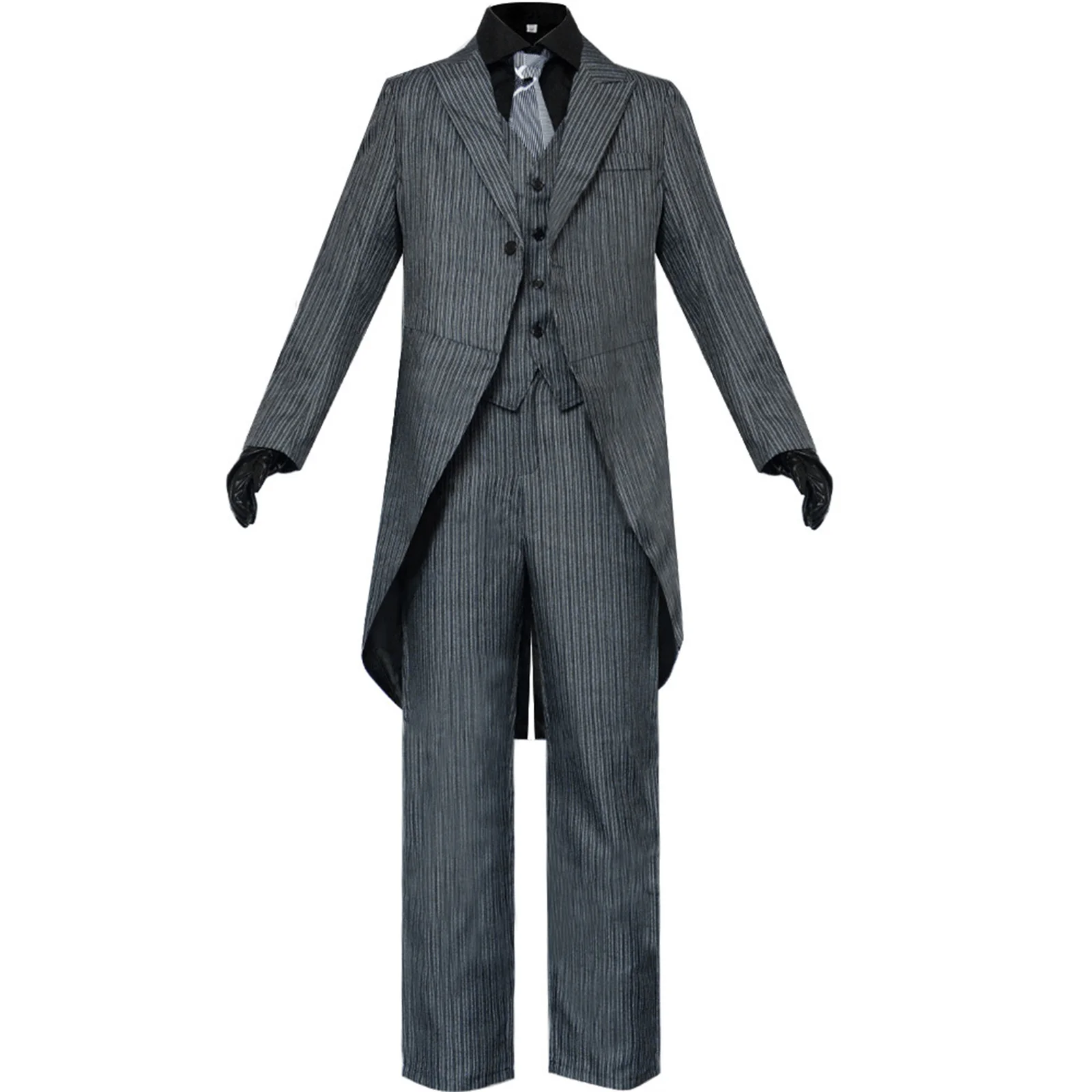 Costume de Cosplay de Personnages de Film pour Homme, Haut et Pantalon Rayés, Tenue Trempée, ixd'Halloween et Carnaval