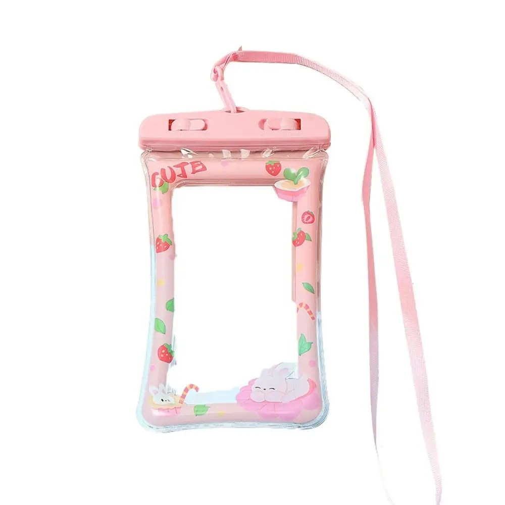 

Cartoon Waterproof Phone Case Thick Strap Case Cover Mobile Phone Waterproof Bag Mobile Phone Pouch Bag Underwater Dry