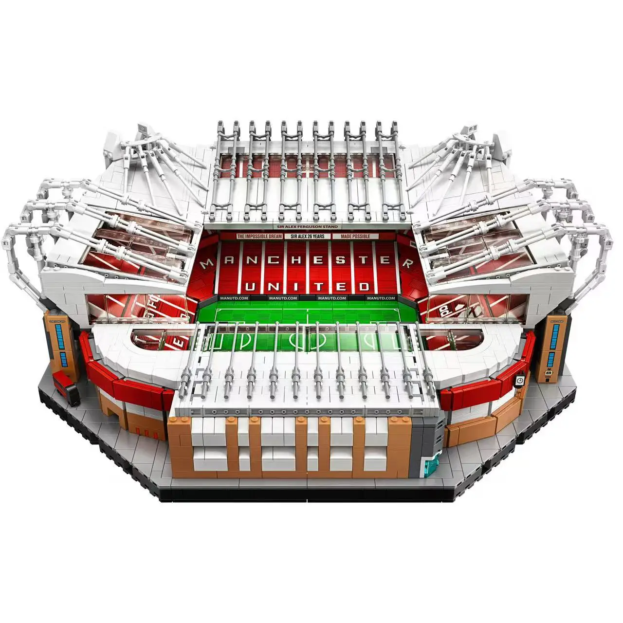 

Creative Old Trafford Manchester United Building Blocks Compatible 10272 Soccer Football Field Stadium Toy For Fan Adult Gifts
