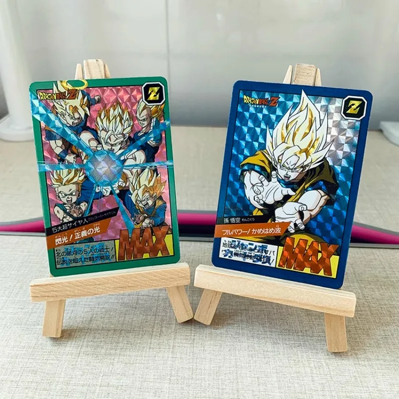 DIY Dragon Ball Z Jumbo Reproduced Grid Refracted Flash Card Anime Peripheral Game Collection Card Holiday Gift