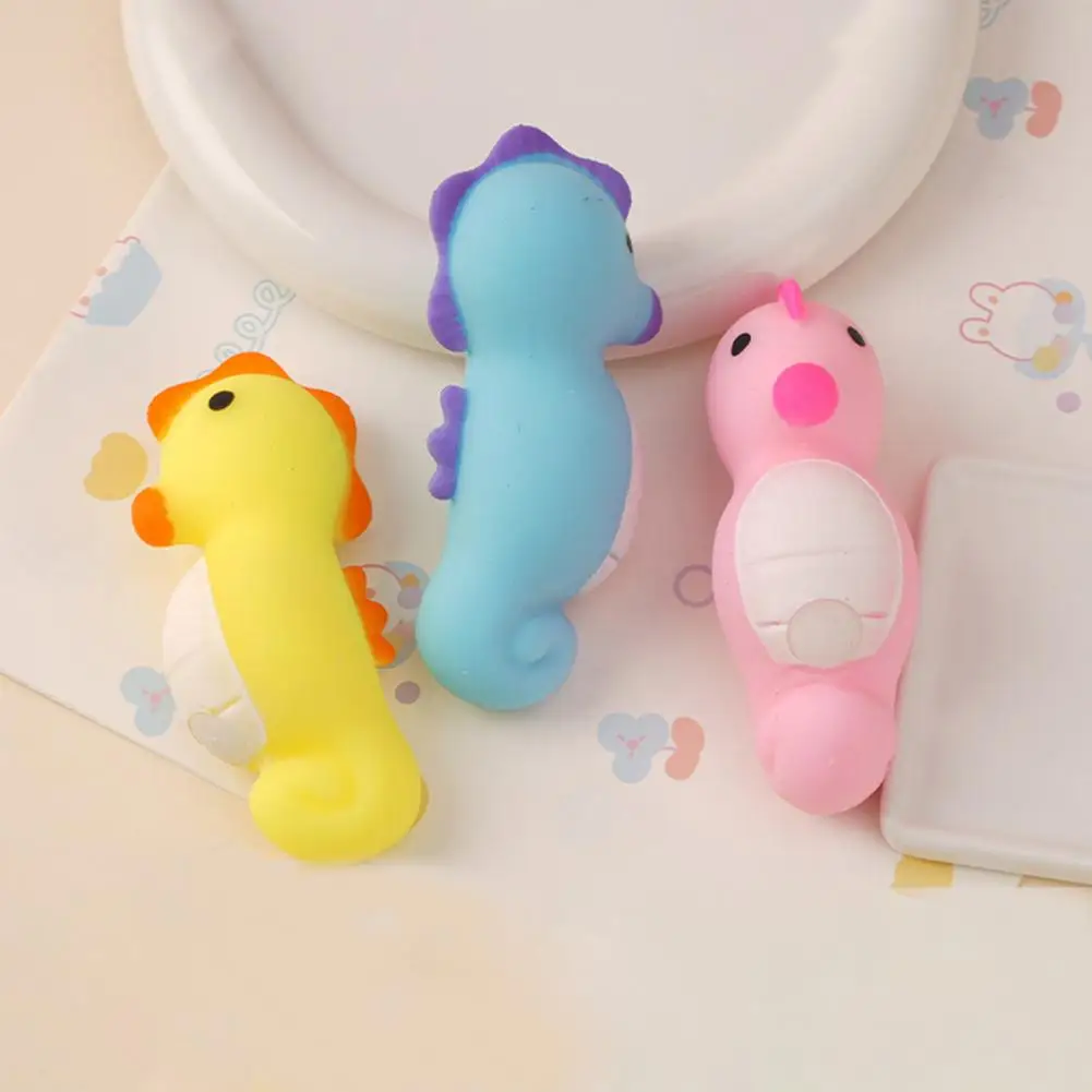 Squeeze Toy Anti-stress Toy Colorful Sea Doll Squishes Toy Fun Stress Relief Fidget for Kids Teens Quick Recovery Tpr Pinch Toy