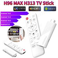 H96 Max Android 14.0 TV Stick 4K Smart TV Box WIFI BT5.0 TV Stick 2GB 8GB/2GB 16GB Android TV Stick Allwinner H313 Quad Core