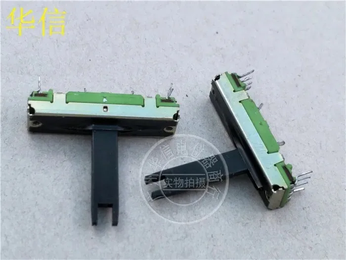 Second-hand ALPHA 35MM straight slider single potentiometer W50k with a midpoint handle 25MM