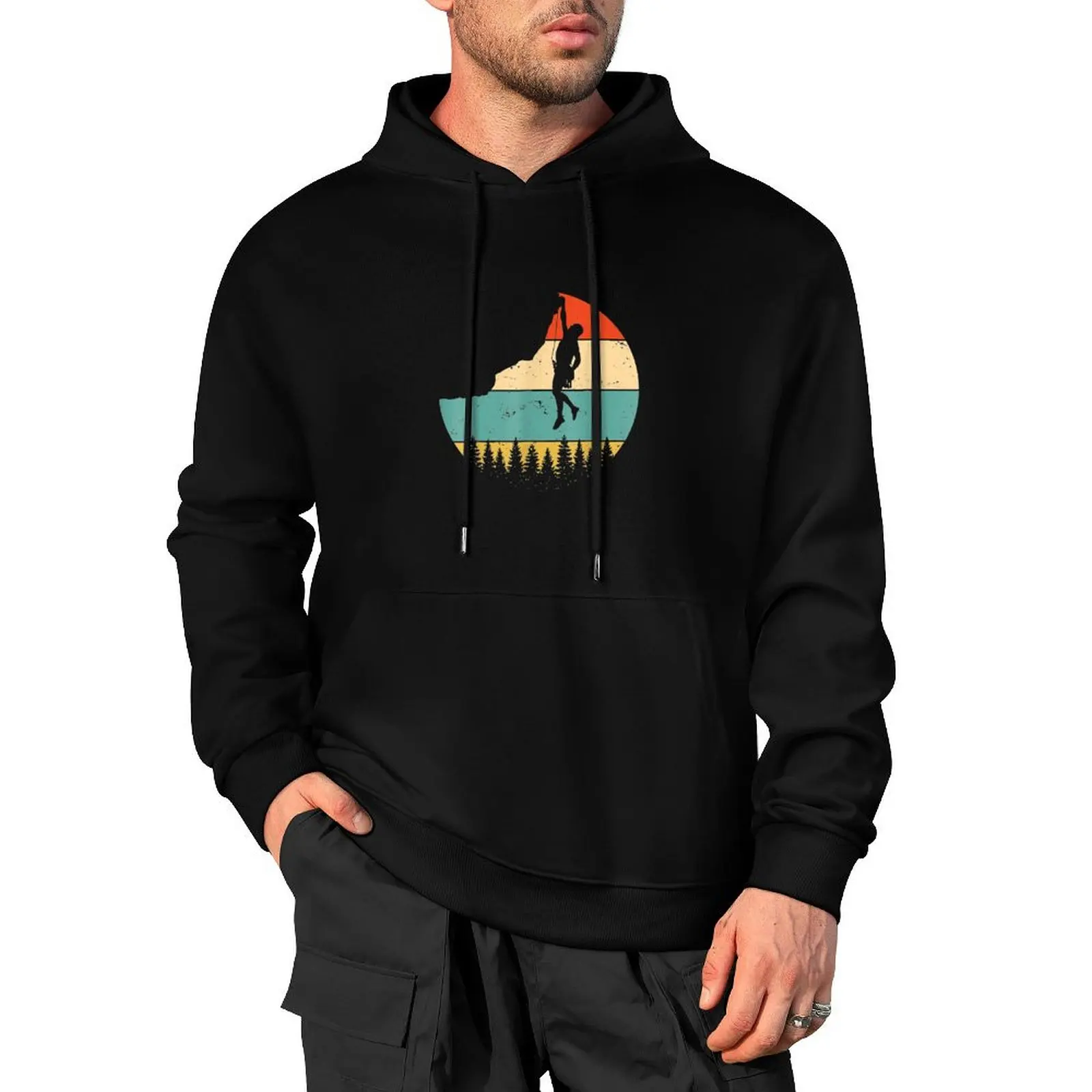 

Rock Climbing Mountain Climber Rock Climbing Climber Mountain Bouldering Funny Pullover Hoodie autumn clothes hoodie for men